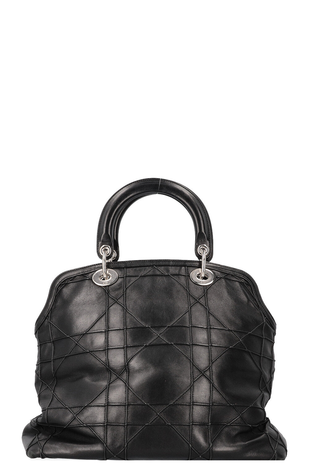 Christian Dior Granville Bag Cannage Leather Black Rovelle Bags