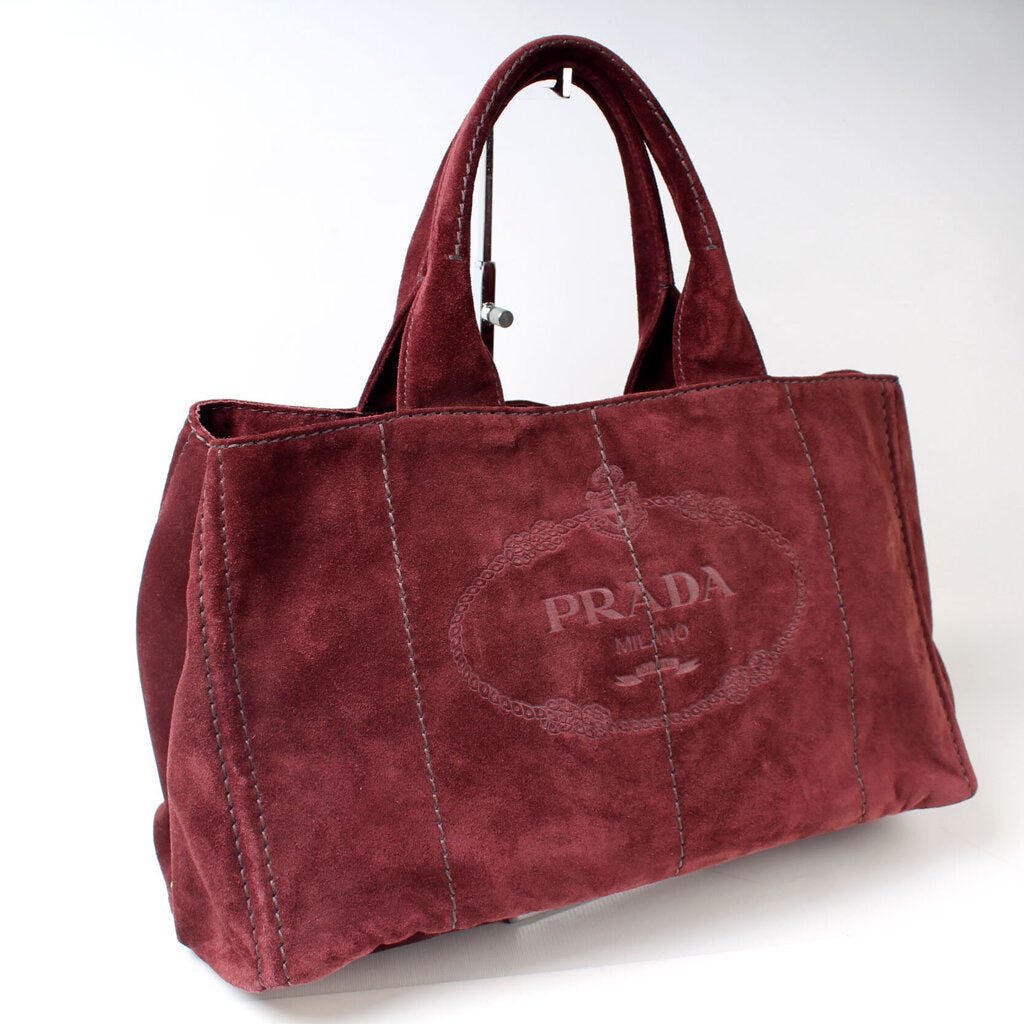 Prada Canapa Suede Hobo Medium Bag Rovelle Bags