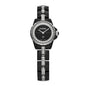 Stainless Steel Ceramic Diamond Bezel 19mm J12 XS Quartz Watch Black