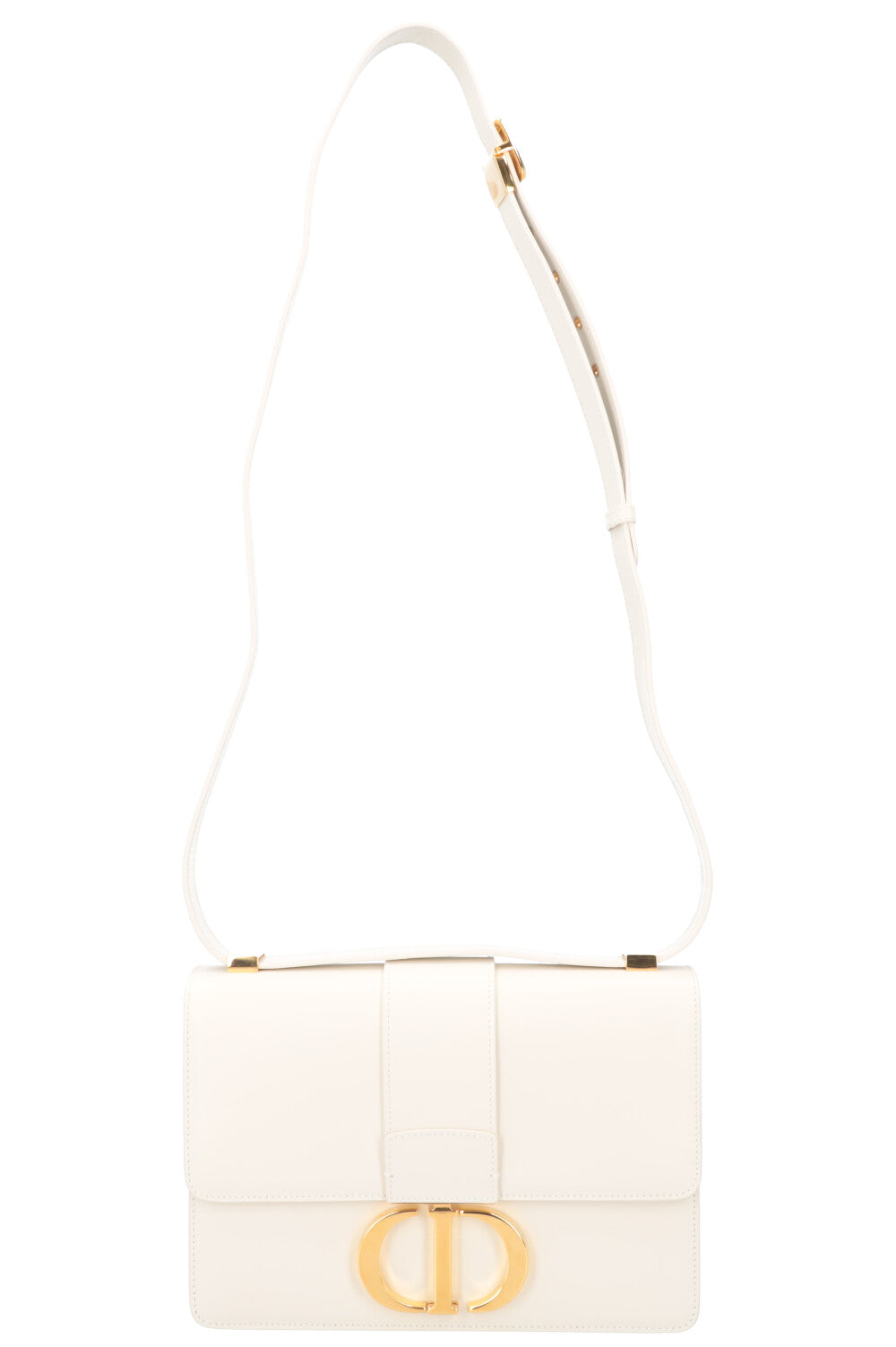 Christian Dior 30 Montaigne Bag Leather White Rovelle Bags