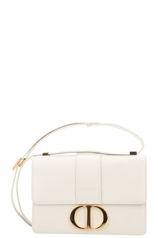 Christian Dior 30 Montaigne Bag Leather White Rovelle Bags