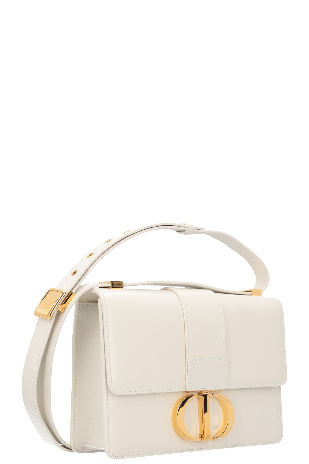 Christian Dior 30 Montaigne Bag Leather White Rovelle Bags