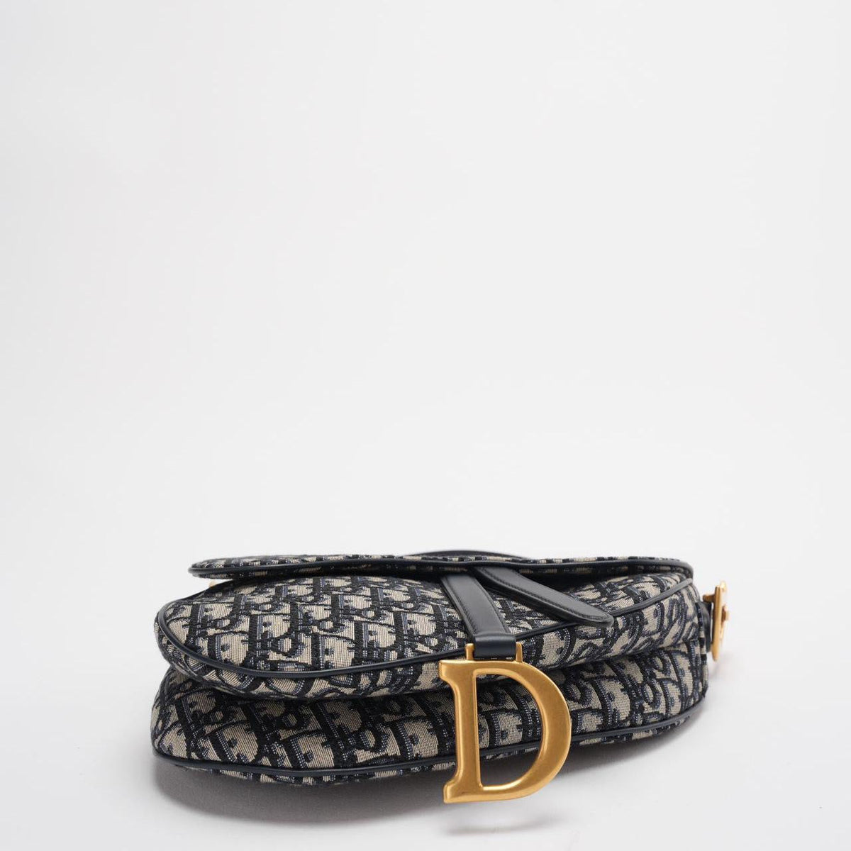 Dior Saddle Bag Medium Shoulder Bag Blue Oblique Jacquard With Shoulder Strap From 2019 Rovelle Bags