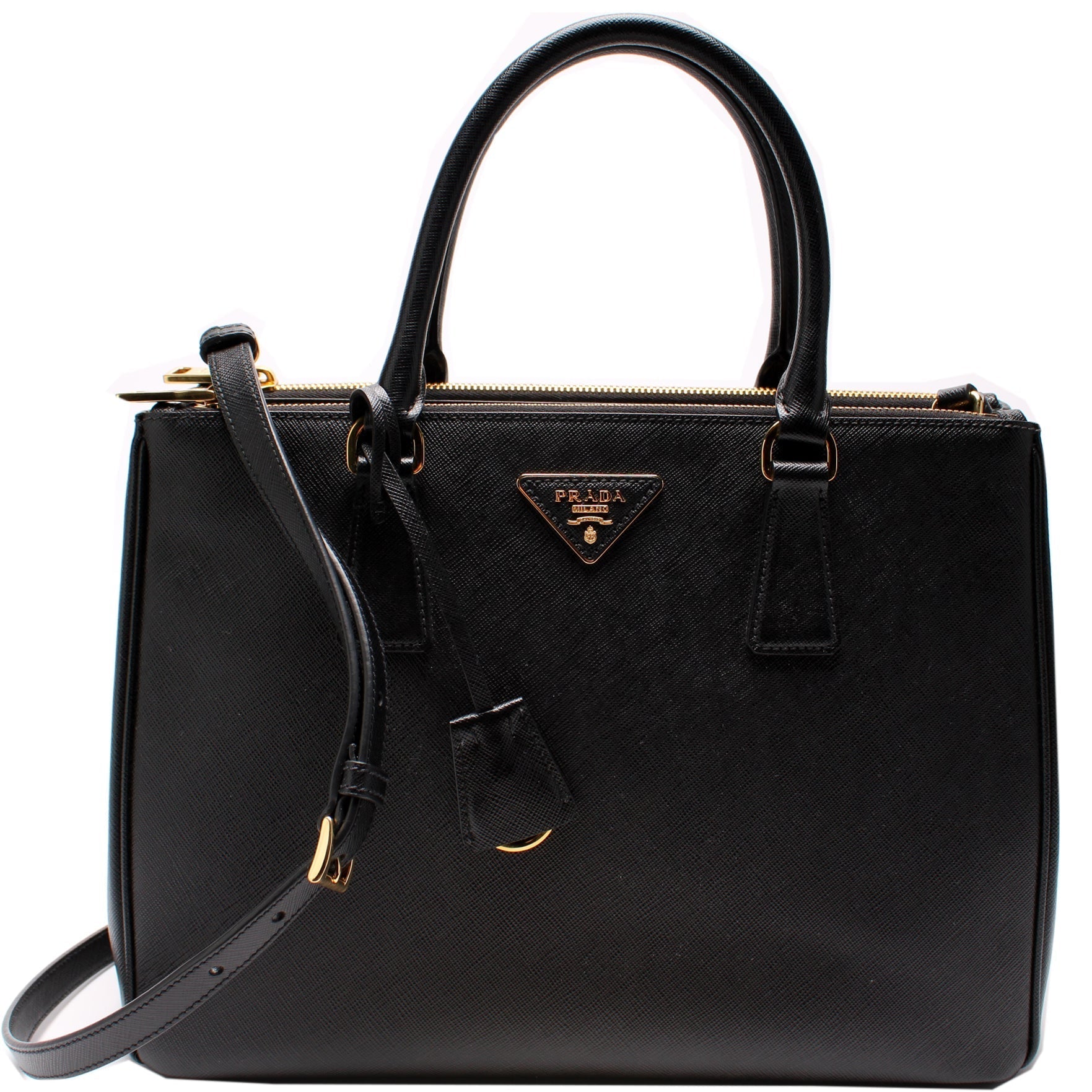 Prada Saffiano Lux Medium Galleria Bag Rovelle Bags
