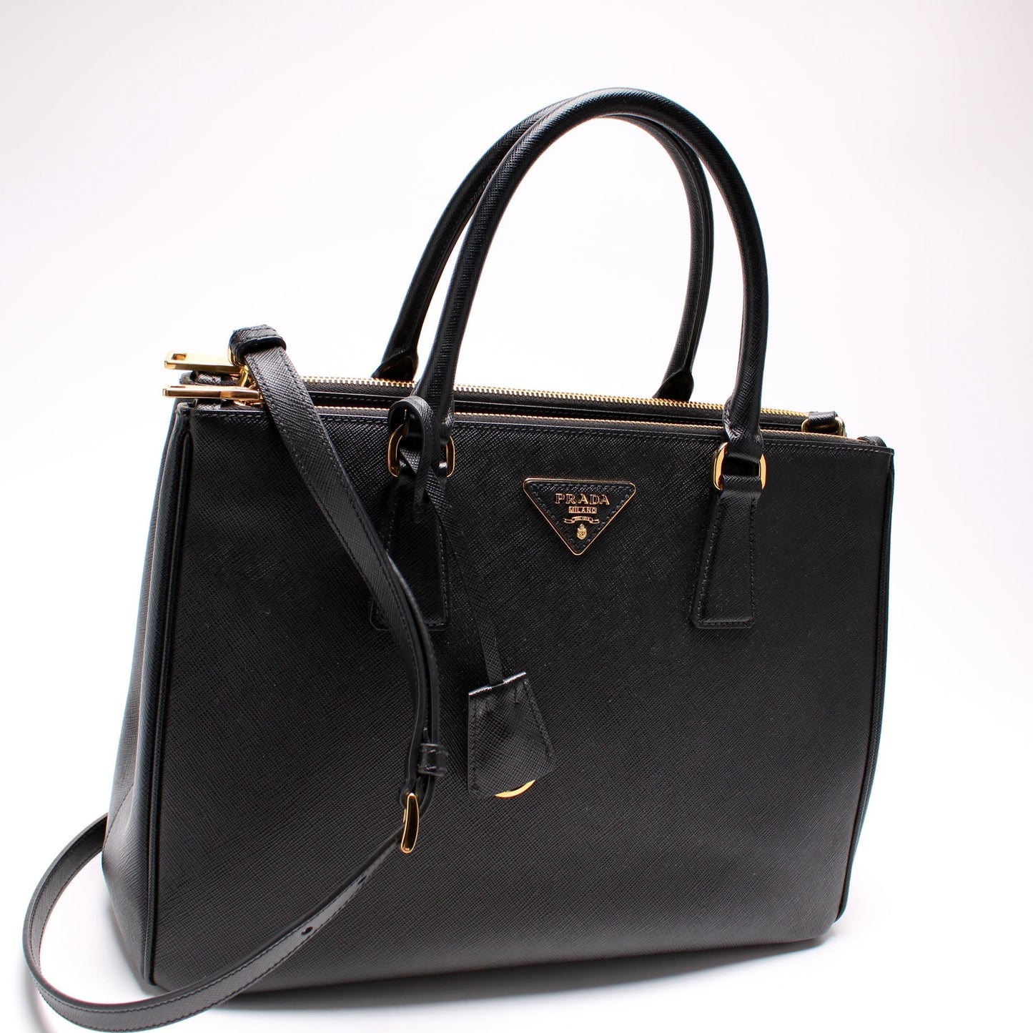 Prada Saffiano Lux Medium Galleria Bag Rovelle Bags