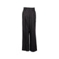 CELINE Size 34 Pantalon Margaret Gabardine Straight Pants Wool/Mohair Black
