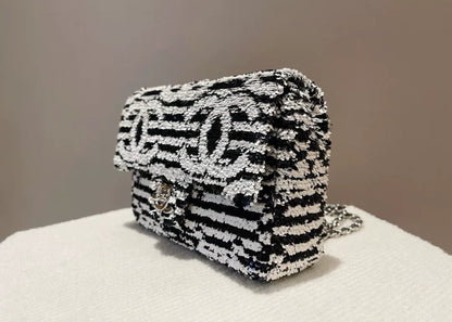 Chanel Luxury Leather Black Shoulder Bag Rovelle Bags