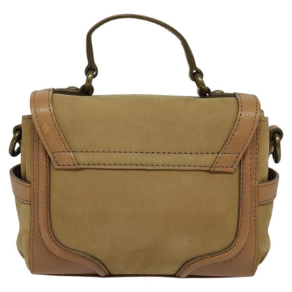 Burberry Blue Label Beige Suede Handbag ( )