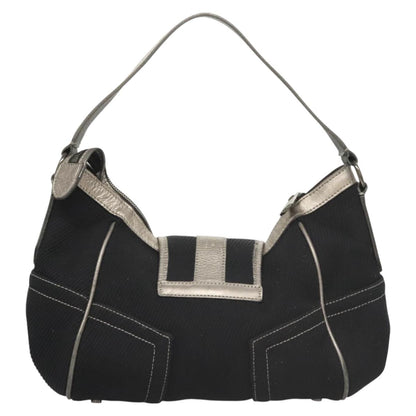 Burberry Navy Canvas Shoulder Bag ( )