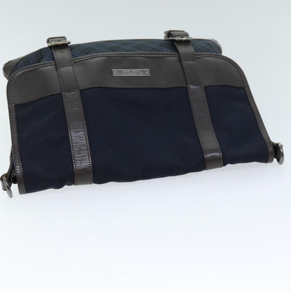 Burberry Brand Canvas Blue Shoulder Bag