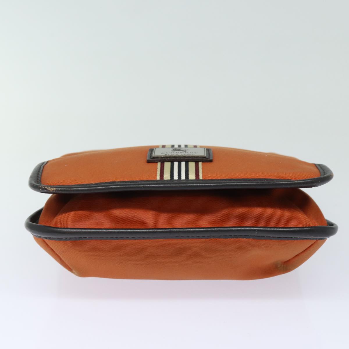 Burberry Brand Canvas Orange Shoulder Bag