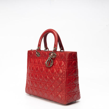 Dior Lady Dior Leather Handbag Rovelle Bags
