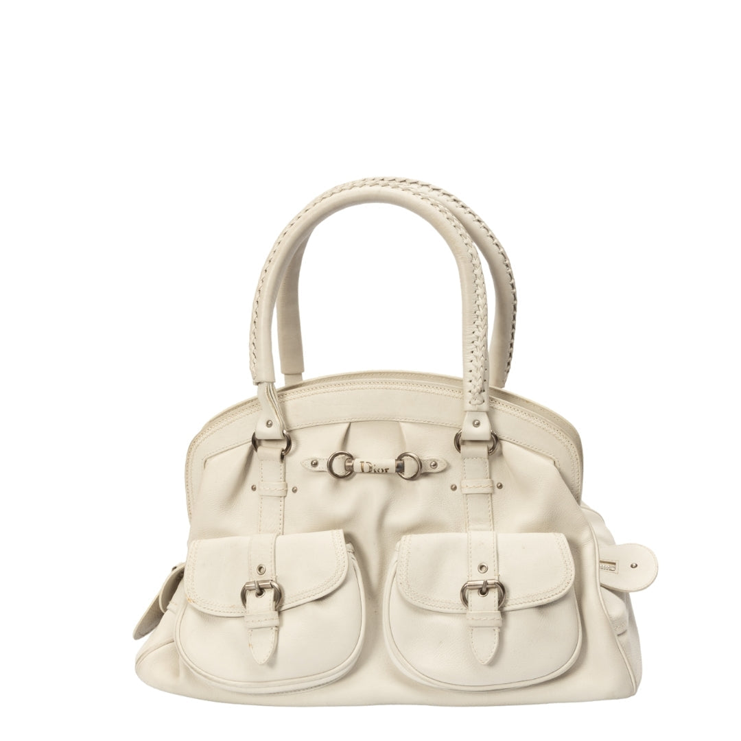 Dior Leather Handbag Rovelle Bags
