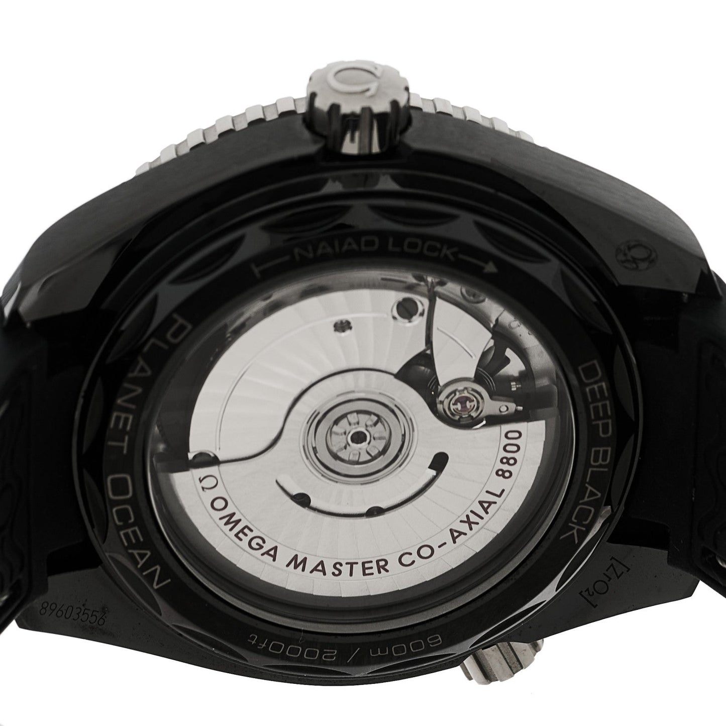 Ceramic Titanium Rubber 39.5mm Seamaster Planet Ocean 600M Automatic Watch Black 215.92.40.20.01.001