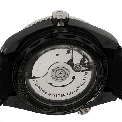 Ceramic Titanium Rubber 39.5mm Seamaster Planet Ocean 600M Automatic Watch Black 215.92.40.20.01.001