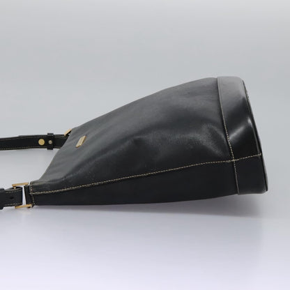 Burberry Black Leather Shoulder Bag ( )