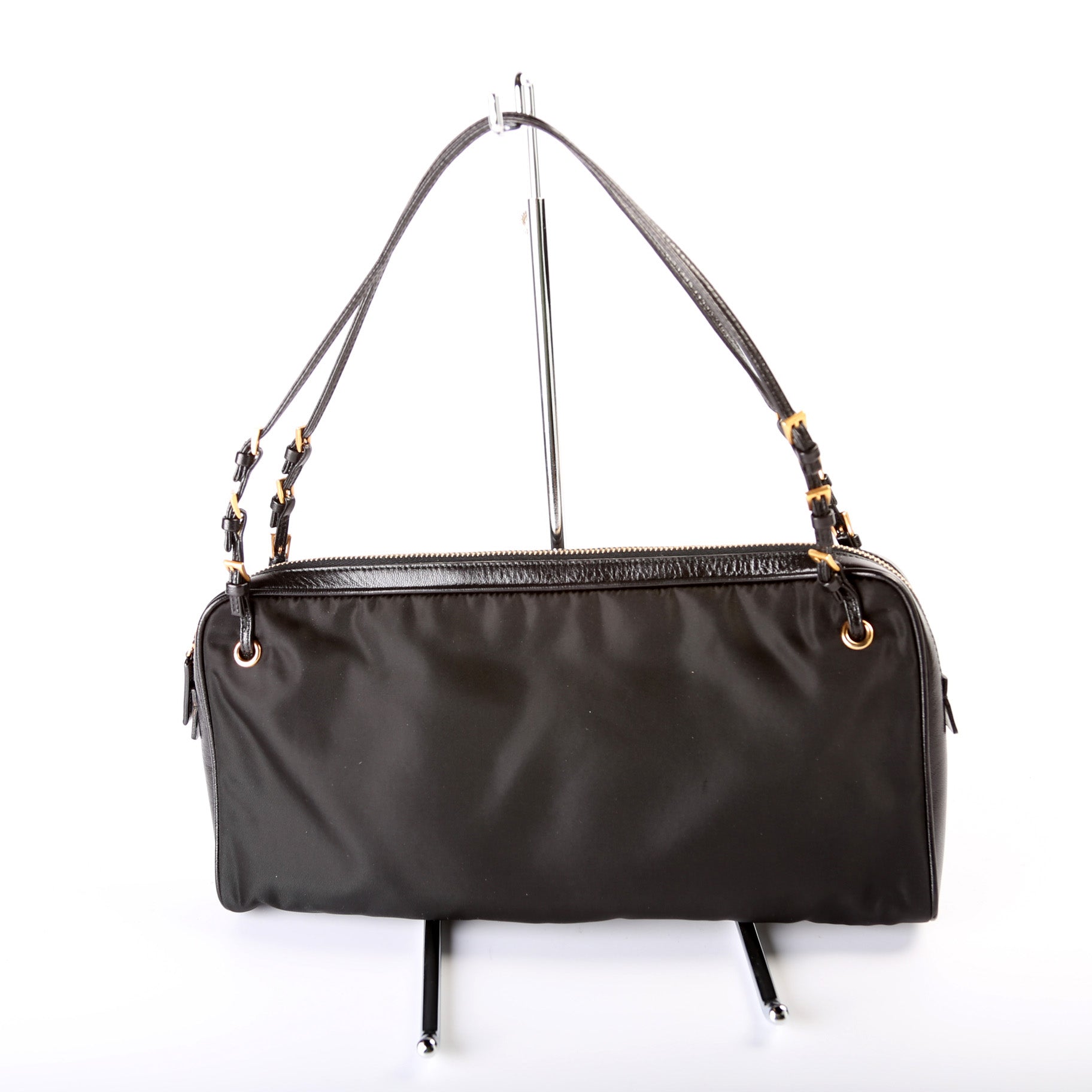 Prada Tessuto Nylon Zipper Satchel Bag Rovelle Bags