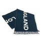 BURBERRY Scarf 80085081 wool black fringe scarf mens