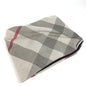BURBERRY Scarf wool purple check Snood Women