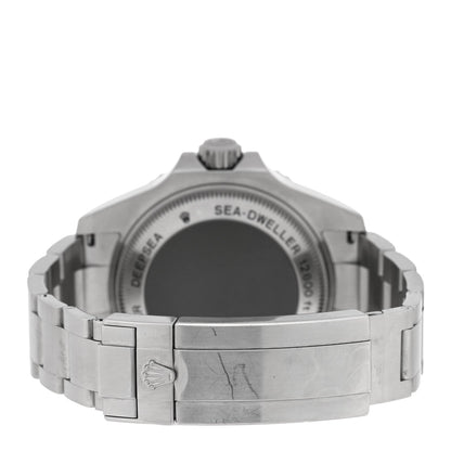 Stainless Steel 44mm Oyster Perpetual Date Sea-Dweller Deepsea Watch Black 116660