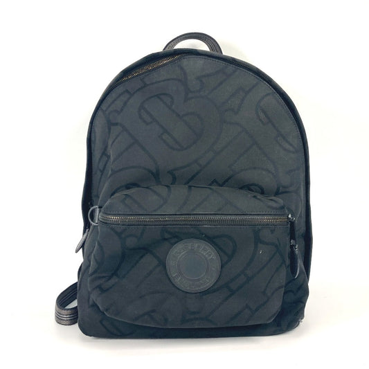 BURBERRY Backpack 8030714 Canvas / leather black TB logo mens