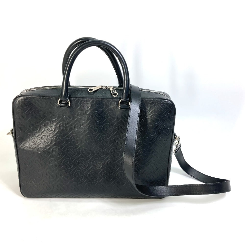 BURBERRY Business bag 8014391 leather black Crossbody handbags TB mens