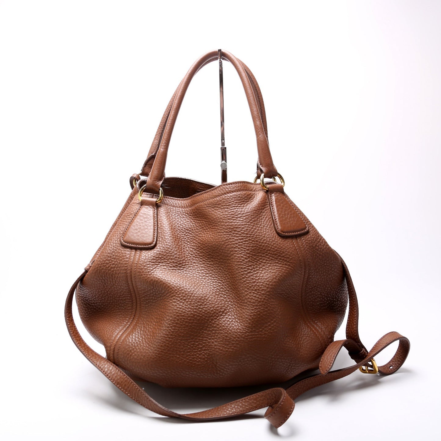 Prada Vitello Daino Convertible Satchel Bag Rovelle Bags