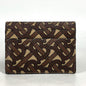 BURBERRY Card Case leather Brown TB logo unisex(Unisex)
