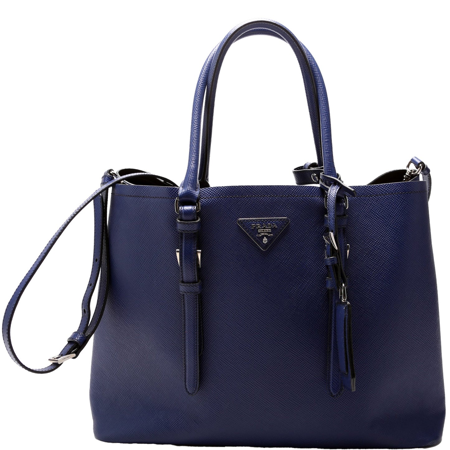 Prada Saffiano Cuir Double Medium Bag - Style 8 Rovelle Bags