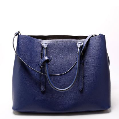 Prada Saffiano Cuir Double Medium Bag - Style 8 Rovelle Bags