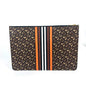 BURBERRY Clutch bag leather Brown TB logo unisex(Unisex)