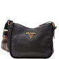 Prada Vitello Daino Hobo Black Bag Rovelle Bags