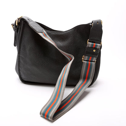 Prada Vitello Daino Hobo Black Bag Rovelle Bags