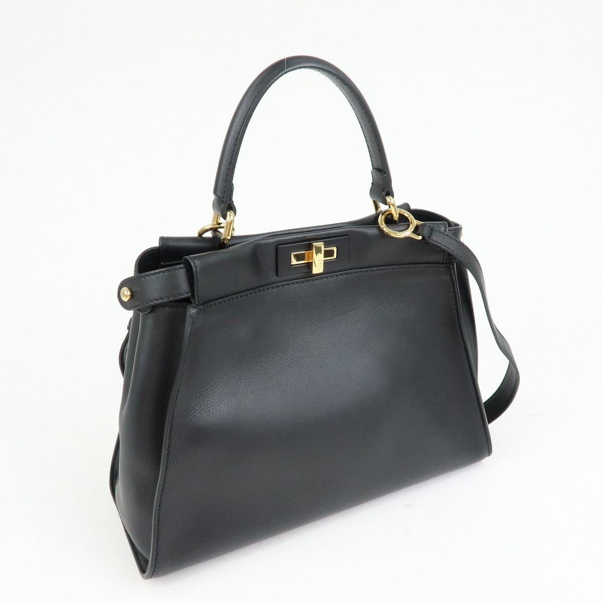 FENDI Peekaoo Calf Leather 2Way Bag Hand Bag Shoulder Bag 8BN290 Rovelle Bags