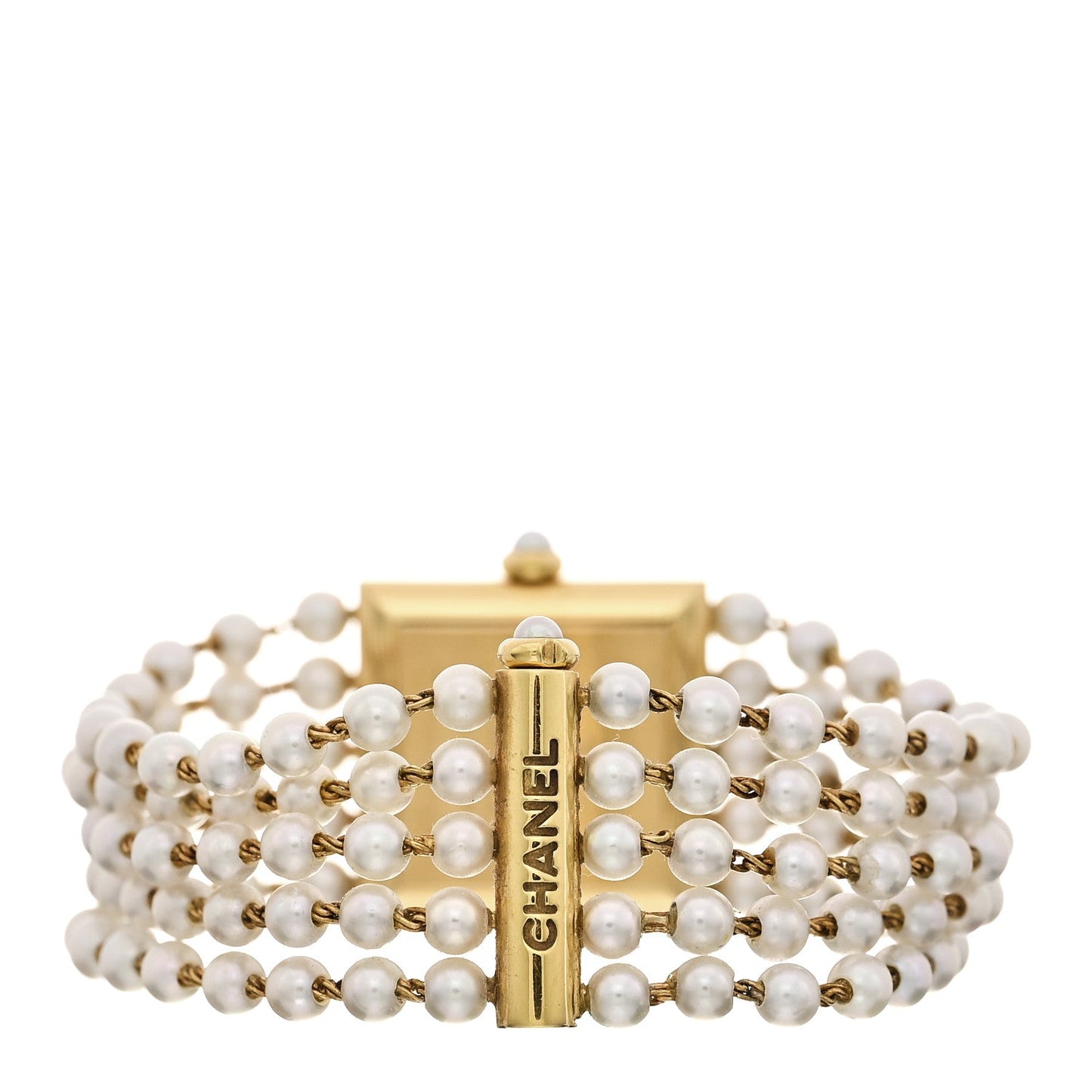 18K Yellow Gold Pearl 23mm Mademoiselle Quartz Watch