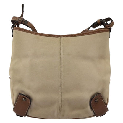 Burberry Beige Canvas Shoulder Bag ( )