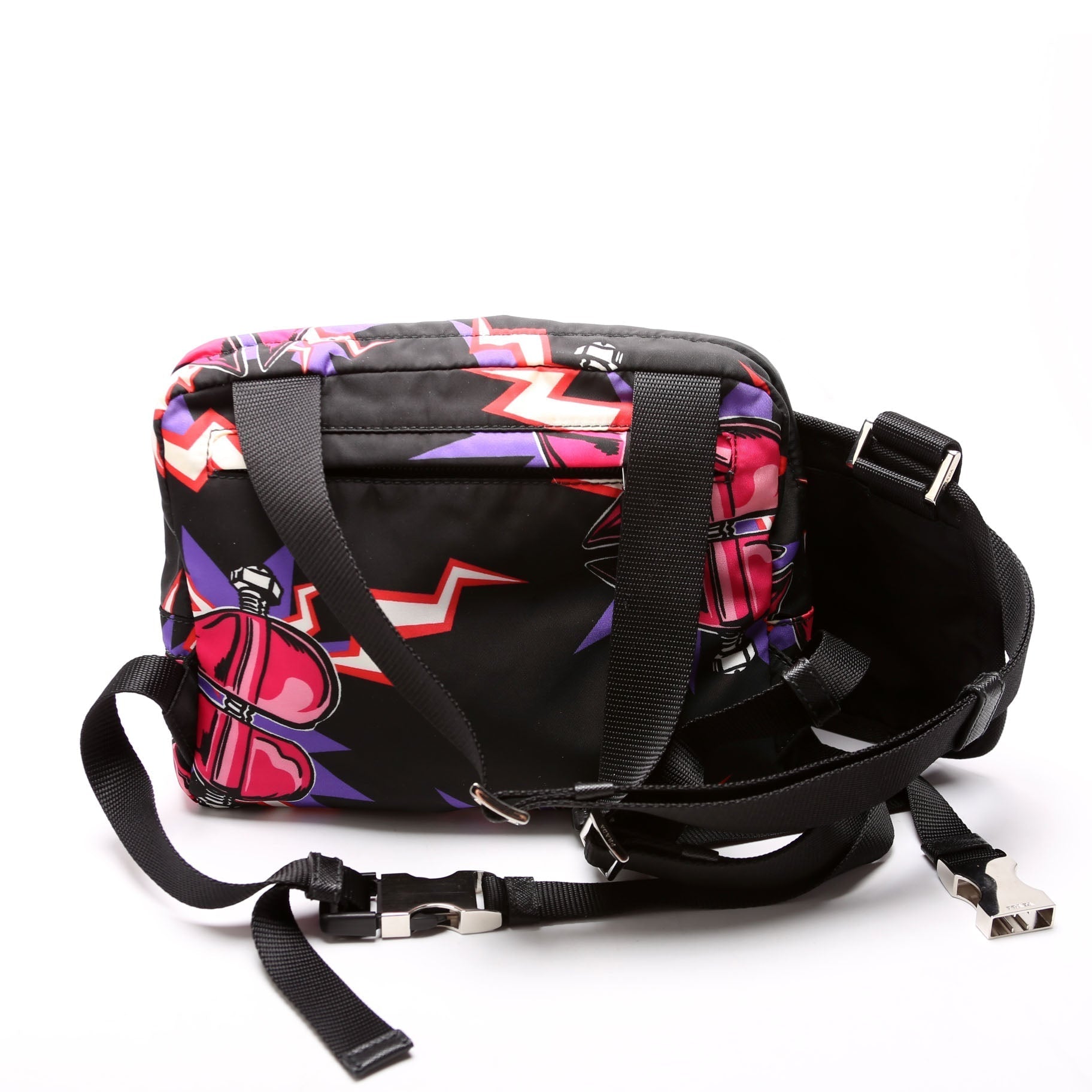 Prada 2Vl014 Tessuto Heart Frankenstein Bag Rovelle Bags