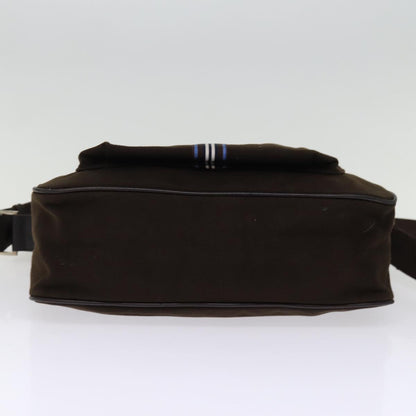 Burberry Brand Canvas Brown Shoulder Bag