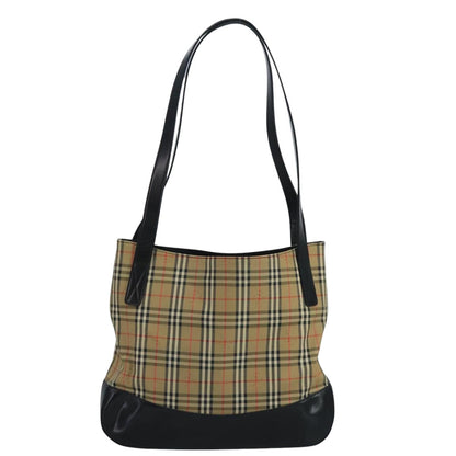 Burberry Nova Check Beige Canvas Tote Bag ( )