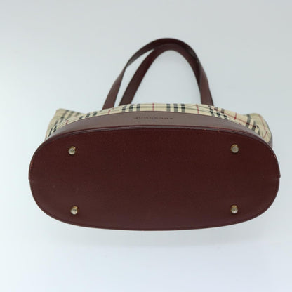 Burberry Nova Brand Canvas White Tote Bag Style 13