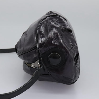Burberry Blue Label Purple Patent Leather Shoulder Bag ( )