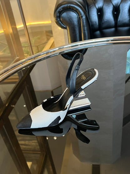 Fendi First Heel Slingbacks