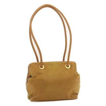 Luxury CELINE Shoulder Bag Nylon Brown 18746