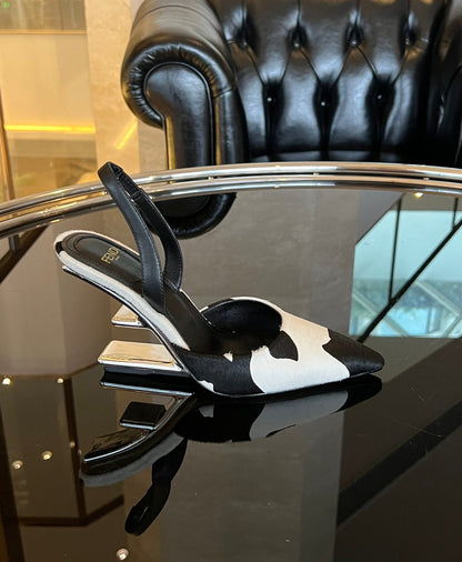 Fendi First Heel Slingbacks