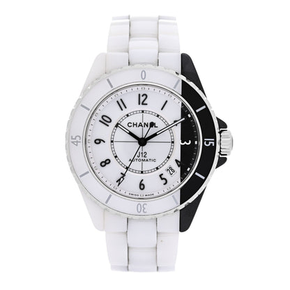 Stainless Steel Ceramic 38mm J12 Paradoxe Automatic Watch White