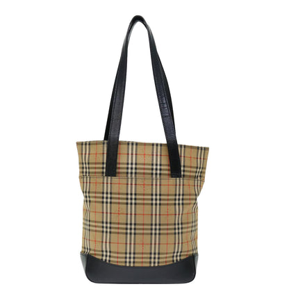 Burberry Nova Brand Canvas White Shoulder Bag Style 7