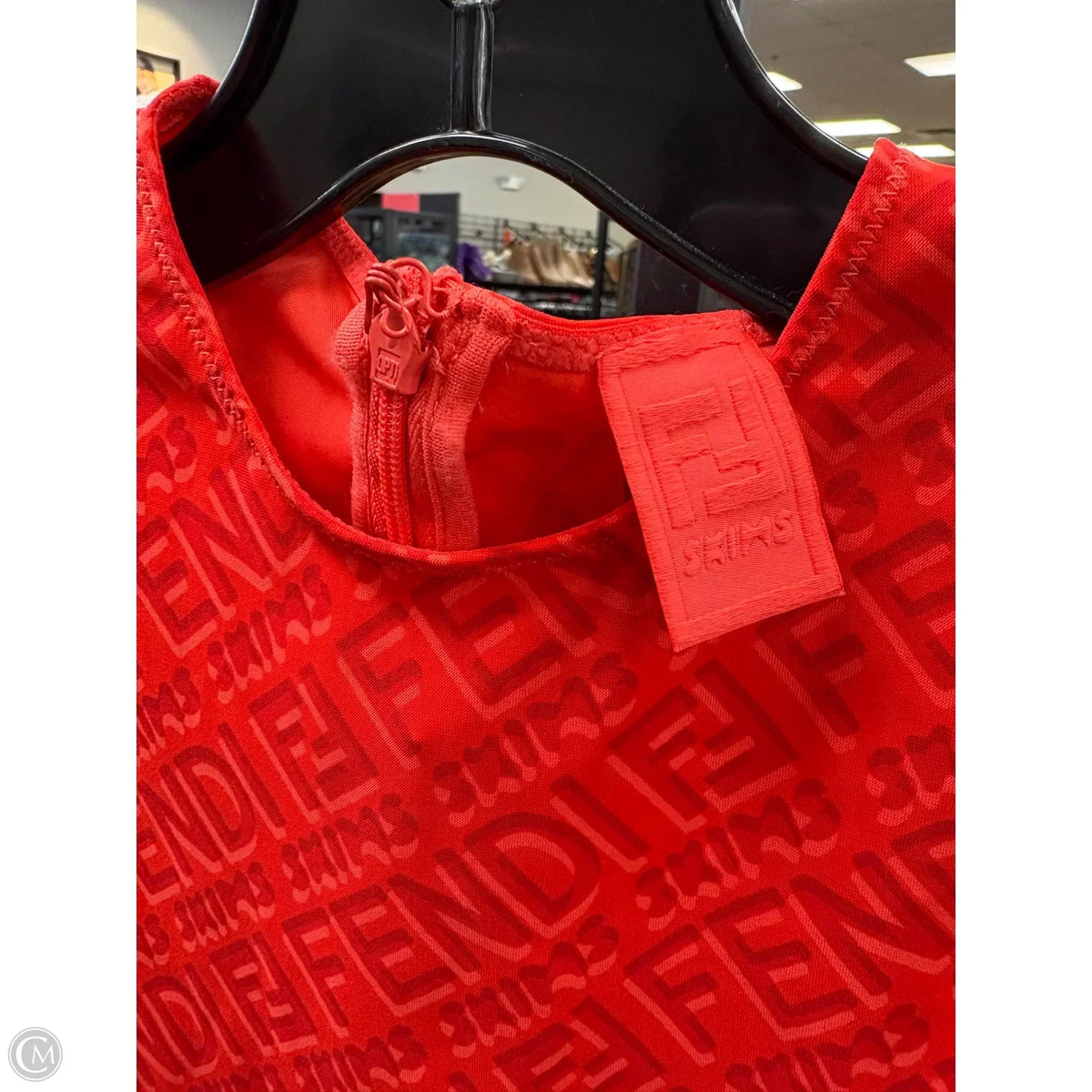 Romper Luxury Designer By Fendi In Orange, Size: S Rovelle Bags