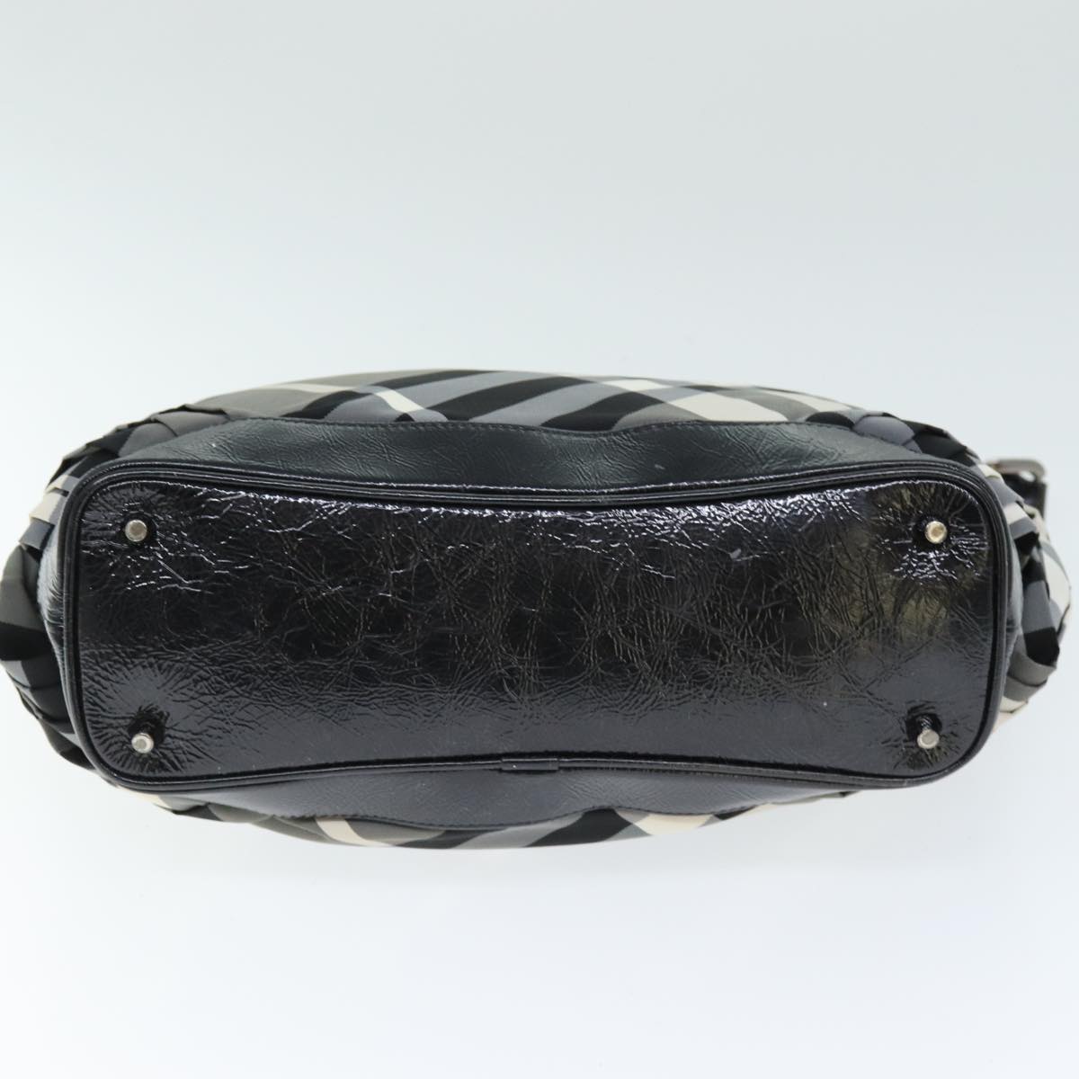 Burberry Nova Brand Check Gray Shoulder Bag