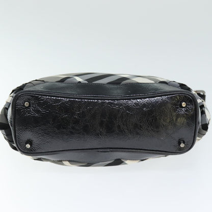Burberry Nova Brand Check Gray Shoulder Bag