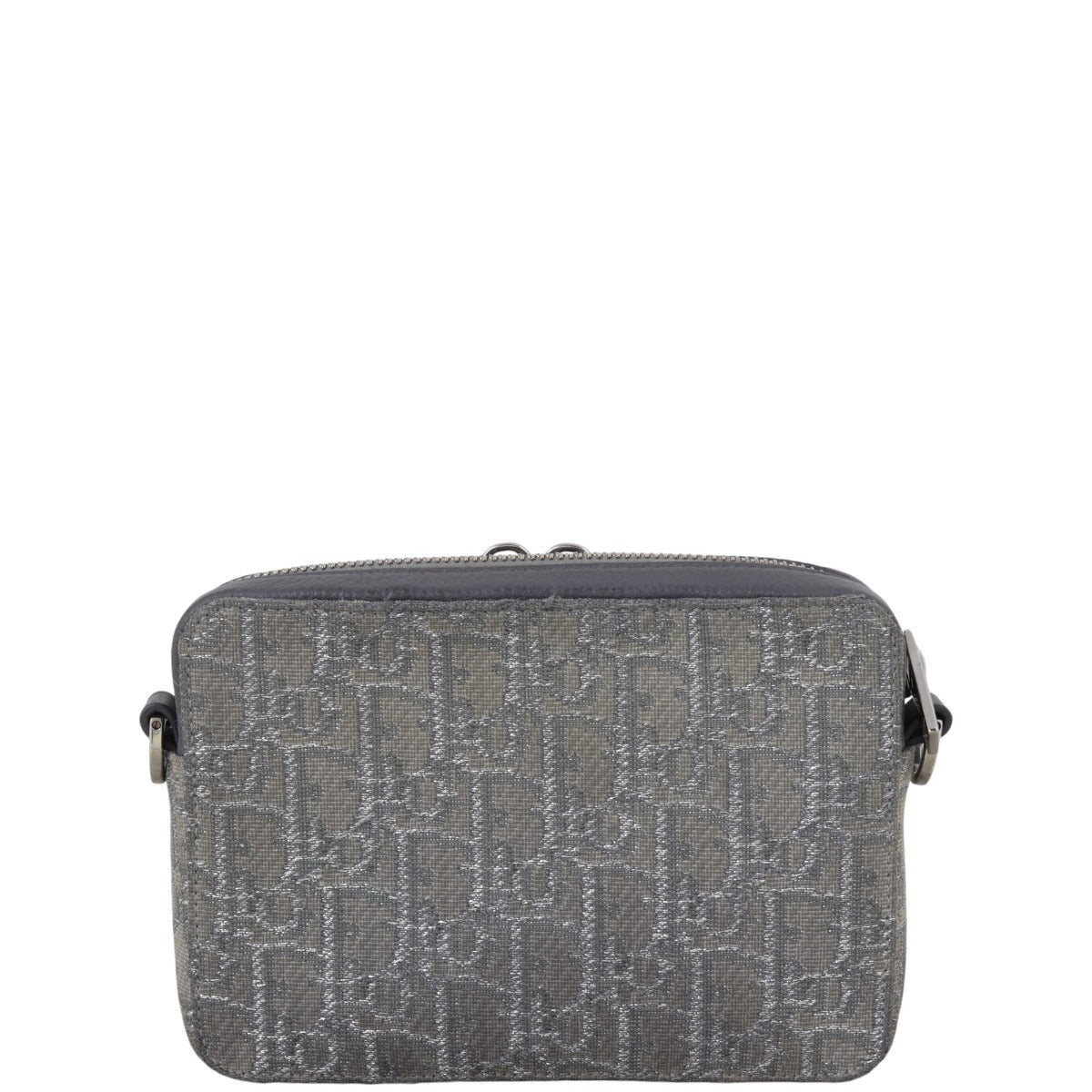 Dior Double Zip Pouch with Strap Oblique Rovelle Bags